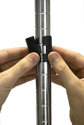 Omega 30" Deep x 72" Wide x 63" High 3 Tier Chrome Starter Shelving Unit