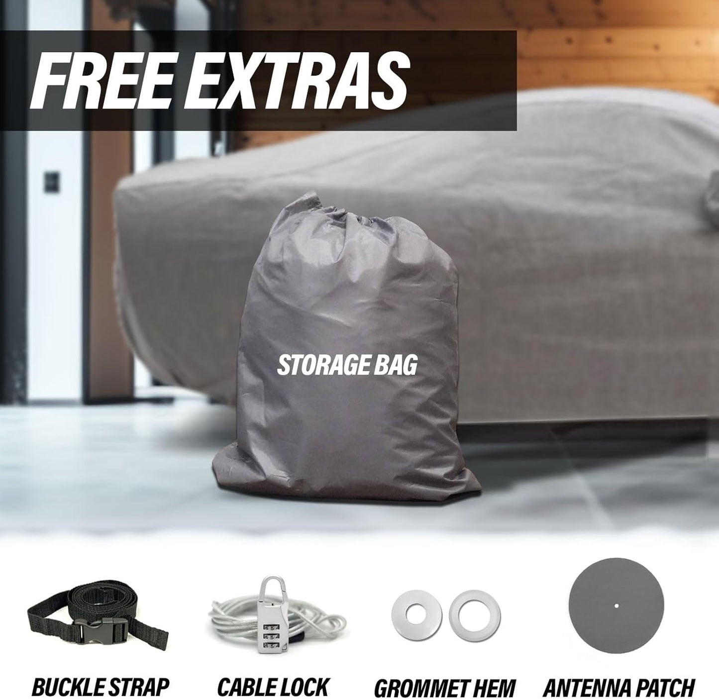 Supreme Full Car Cover – Semi Custom Fit | Dustproof, Windproof, UV Protection, Breathable & Durable All-Weather Protection | Fits Volkswagen Phaeton 2004 2005 2006 Sedan 4-Door