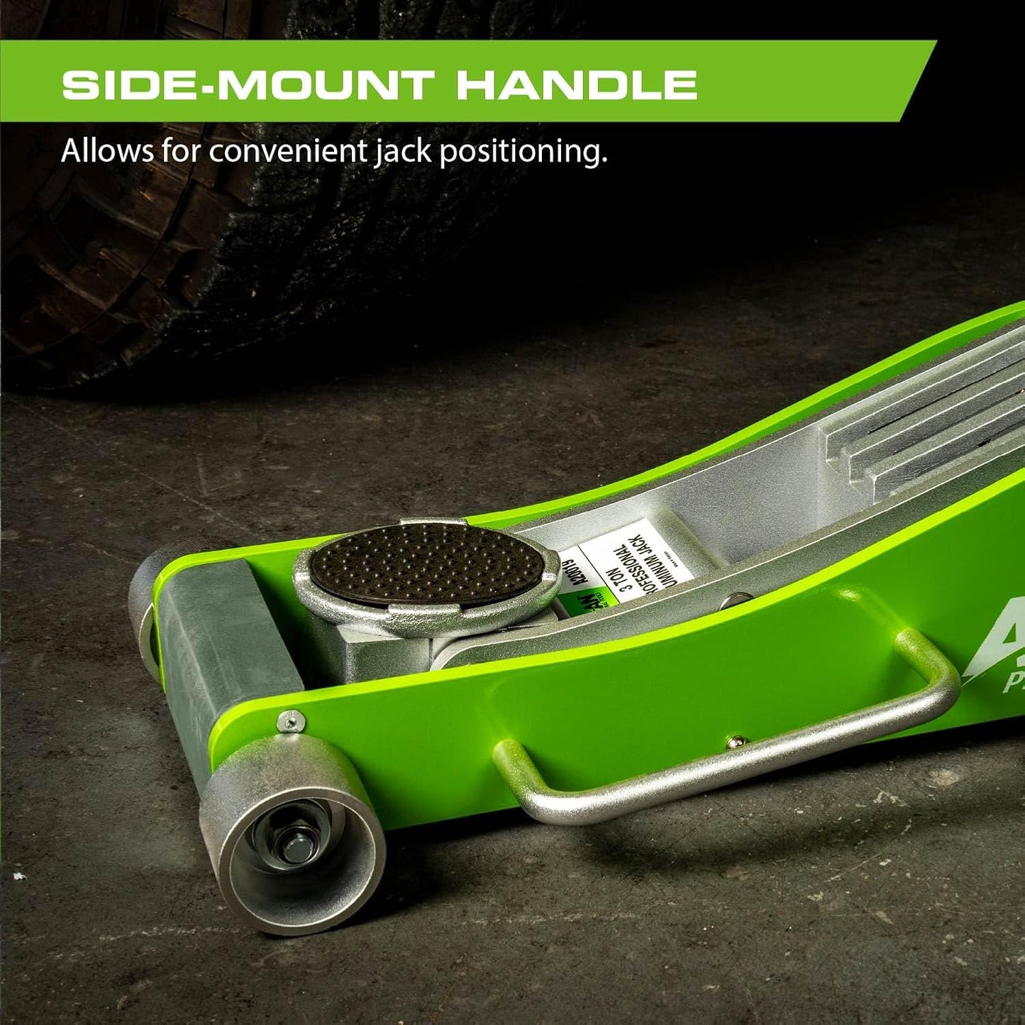 ARCAN Tools 3-Ton Quick Rise Aluminum Floor Jack with Dual Pump Pistons & Reinforced Lifting Arm (A20018_A20019)