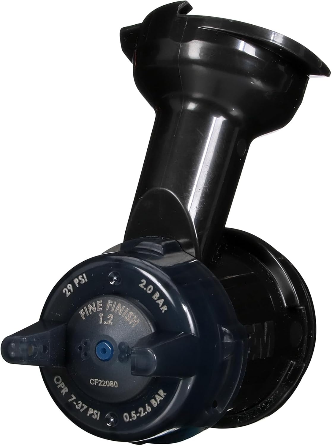 3M Performance Gravity Fine Finish (Compliant) Atomizing Head 26912, Blue, 1.2, Pack of 5, for Automotive Paint Application, High Viscosity, Clear Coat, Primer Spraying