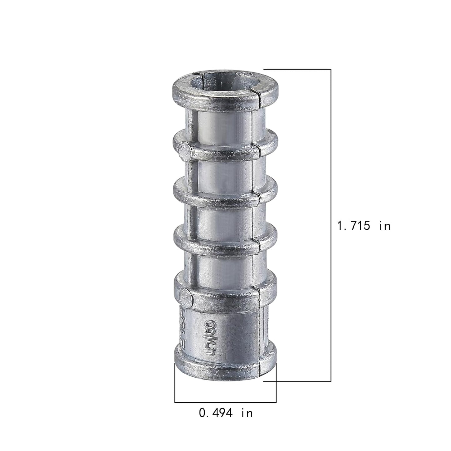 Wensilon(50pcs) 5/16 * 1-3/4 Lag Shield Anchor Long Zinc Alloy Bolts Concrete Anchors, Zinc Alloy Masonry Anchors Hole