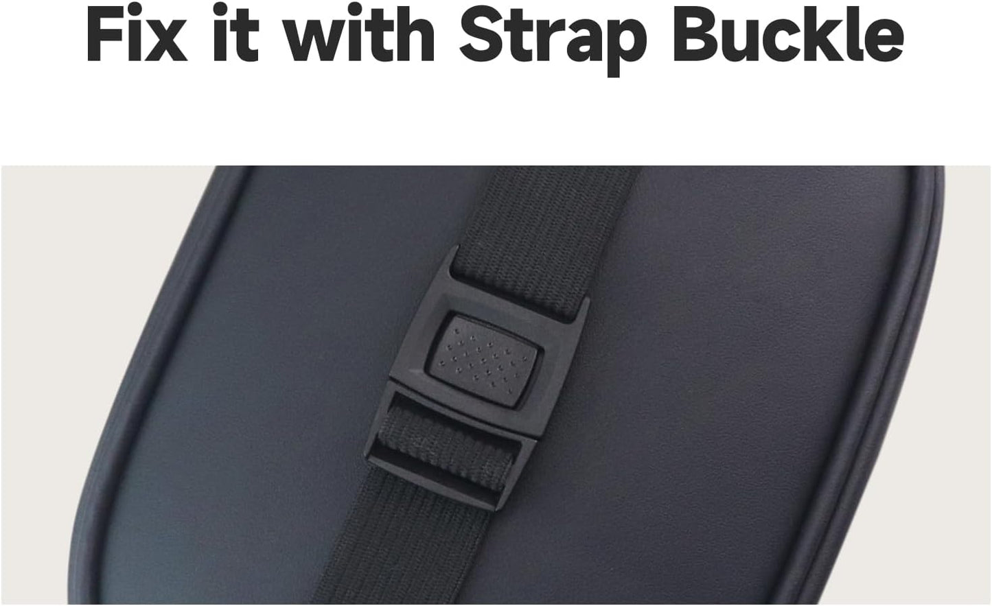 Car Tissue Holder, Tissue Box Cover Keep Car Tidy, Premium PU Leather Backseat Napkin Rectangle Organizer, Extra Large Tissue Box Storage in Car Fits for 6.6 * 4.7 * 2.3 Regular Size Tissues, Black