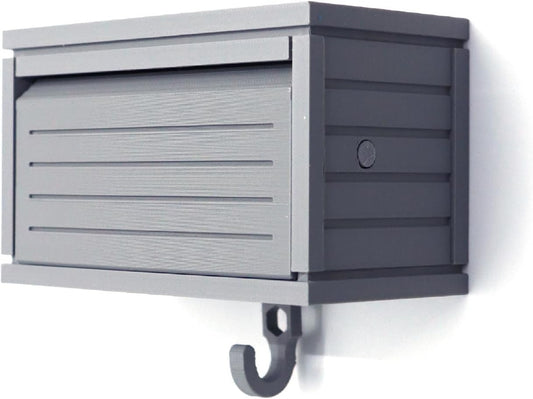 Wall-Mounted Car Display Key Holder, Decorative Garage Model Design, Multiple Colors（No Car） (Stripe-Gray（No Car）)