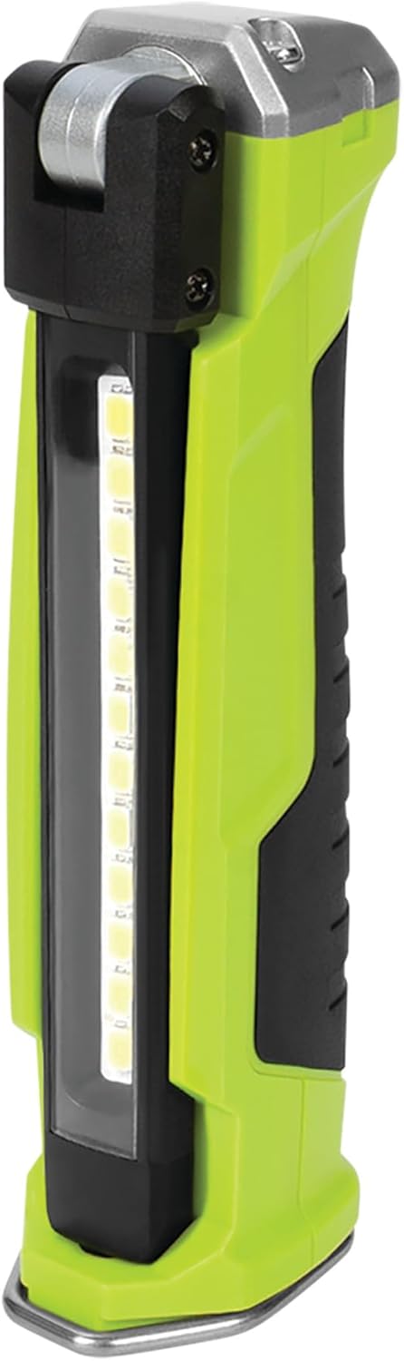 Performance Tool W2670 Double Sided Pivoting Light Bar with 800+ Lumens, Magnetic Base and Rechargeable Battery for Hands-Free Use in Confined Areas