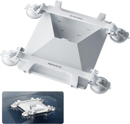 Starlink Mini Mount for Car, 360° Rotation Starlink Mini Suction Cup Mount for Car Window or Sunroof, Compact and Portable, Waterproof, Secure Mounting Kit for Travel, RVs, Boats Receive Stable Signal