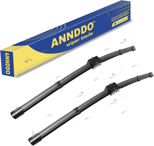 Wipers Factory Replacement For BMW 3-Series 2-Door E92 E93 328i 328i xDrive 328xi 335i 335i xDrive 335xi M3 Original Equipment Windshield Wiper Blades Set -24"+17.5" Side Lock (Set of 2)