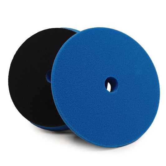 VPD SDO Blue Foam Polishing Pad - Premium Compounding & Polishing Pad for Heavy Defect Removal, Hard Paint & Deep Etching, Medium/Heavy Cutting Compounds, Tapered Edge, Made in USA, 5.5"