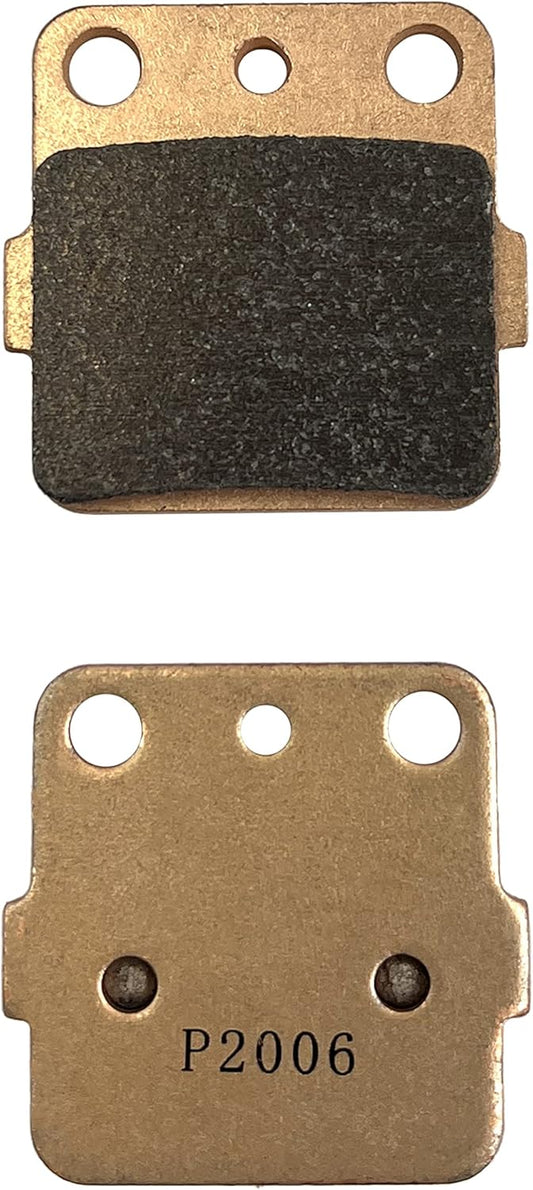 Demon Powersports Rear Sintered Brake Pads (1985-86)(2002-03)(2005-06)(2008-15) Compatible with Honda/Yamaha/ArcticCat/SuzukiATC/Grizzly/Quadsport/Raptor/DVX/TRX, High Density Metallic Grip