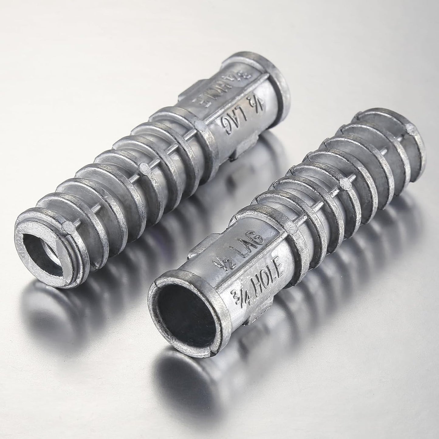 Wensilon(100pcs) 5/16 * 1-3/4 Lag Shield Anchor Long Zinc Alloy Bolts Concrete Anchors, Zinc Alloy Masonry Anchors Hole