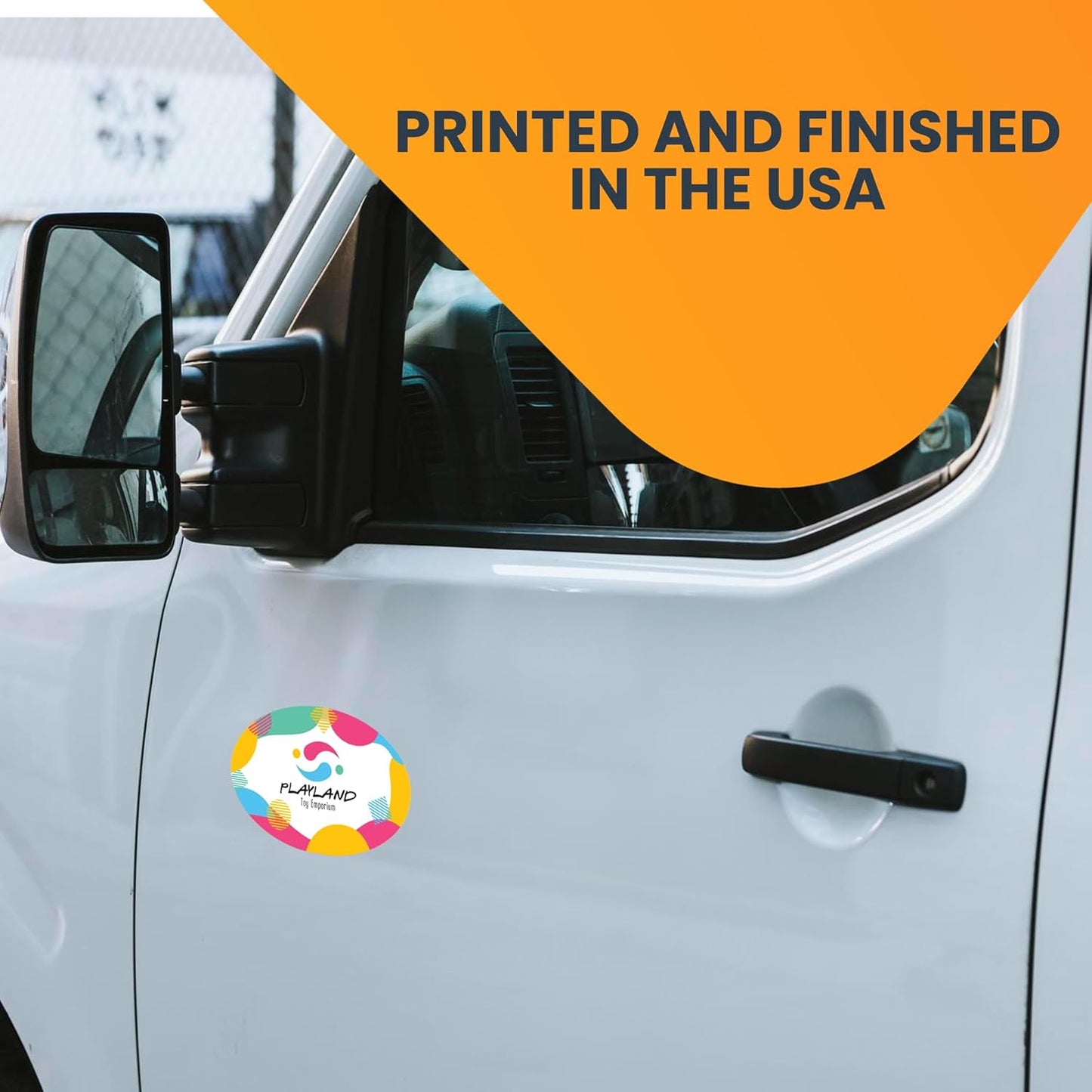 Magnet Me Up Custom Car Magnet, 4x6 Inch Oval, Customizable Magnet for Businesses, Advertising, Personal Use, Gifts, Choose Your Text, Upload Image, Magnetic Vinyl for Vehicles, Crafted in USA