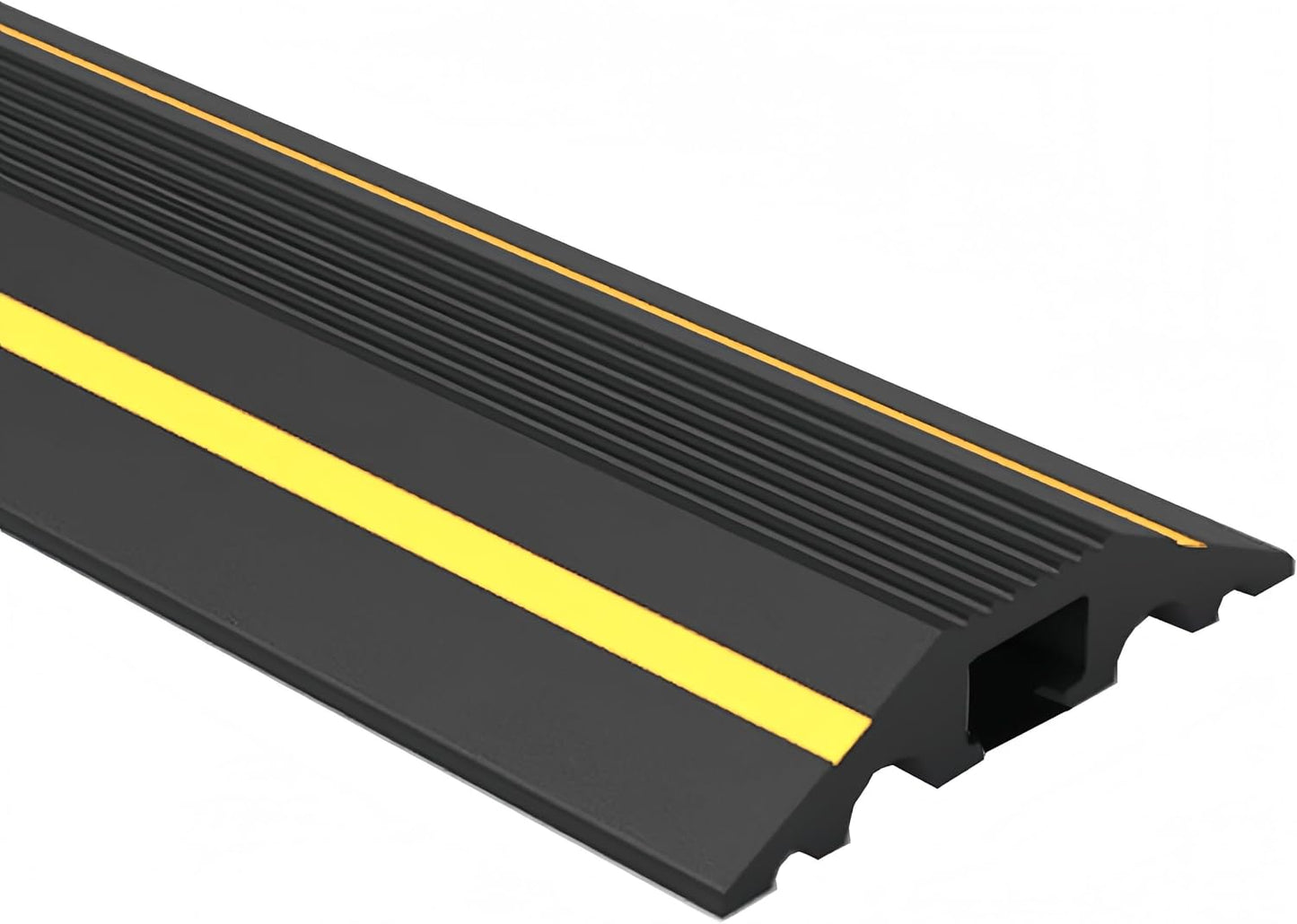 10FT Cord Cover, Flexible Floor Cable Cover, Cord Hider to Organize and Protect Wire, Wire Covers for Home and Office (10ft, 5 Channel)