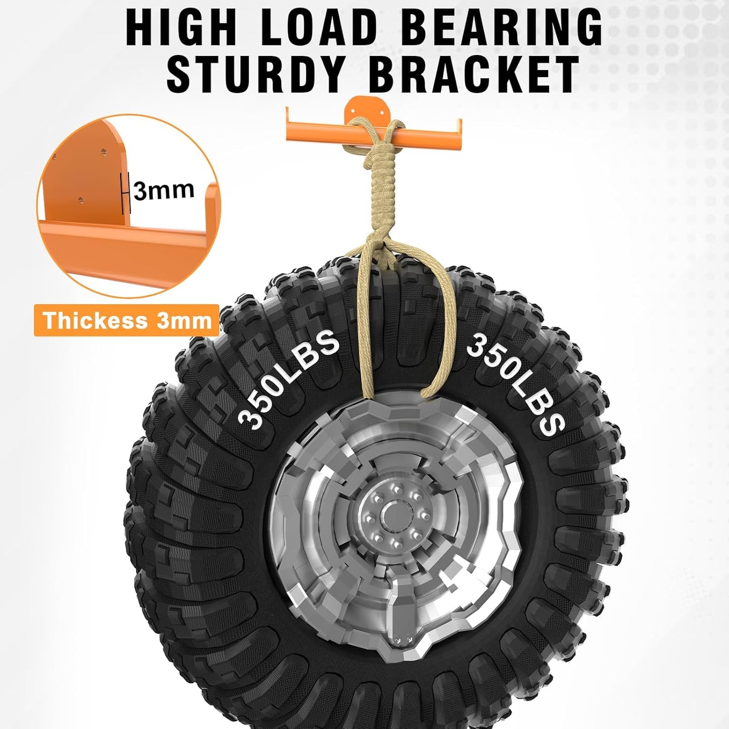 Backpack Leaf Blower Hanger, Backpack Sprayer Wall Mount, Lawn Care Accessories, Garage Storage, Weed Eater Hanger Garage Organization Storage, 1 Pack