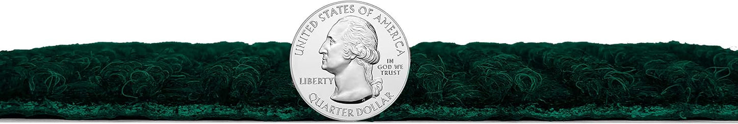 KOECKRITZ Heavy Duty Durable All Weather Indoor/Outdoor Non Slip Entrance Mat Rugs and Runners for Office Business Building Home Garage Front Door (6' x 15', Green)