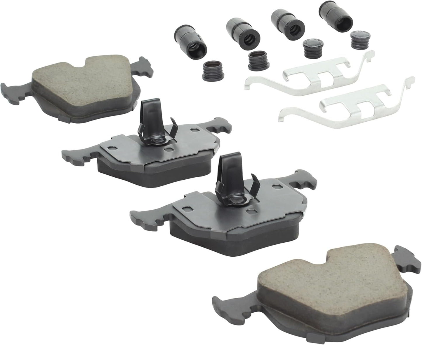 Premium Ceramic Rear Brake Pads (1001-0683C) Compatible with 1991-2010 BMW/Land Rover (330Ci/330i/330xi/740i/740iL/750iL/840Ci/850Ci/850CSi/850i/M3/M5/Range Rover/X3/X5/Z4/Z8 & More)