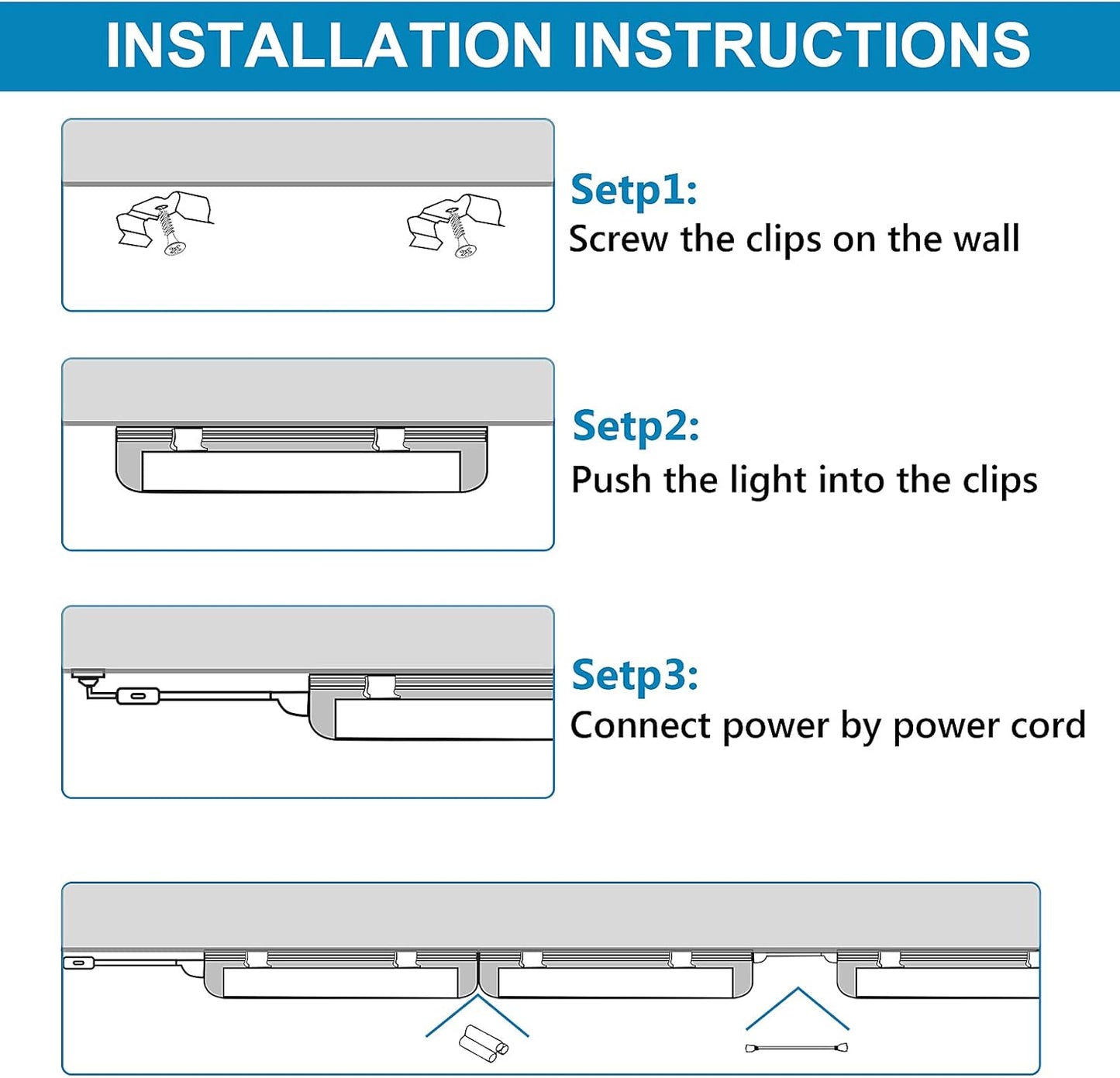 (6-Pack), 8FT LED Shop Light, Super Bright 120W Shop Lights, 19800LM 5000K 8 Foot Led Lights, Linkable 96" Shop Lights Lighting for Garage with Plug, U Shape T8 8' Led Light Fixtures