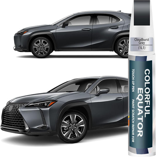 Cloudburst Gray(1L1) Touch Up Paint for Lexus, Car Paint Pen Scratch Repair Two-In-One Touch Up Paint, Premium Car Scratch Remover for Deep Scratches