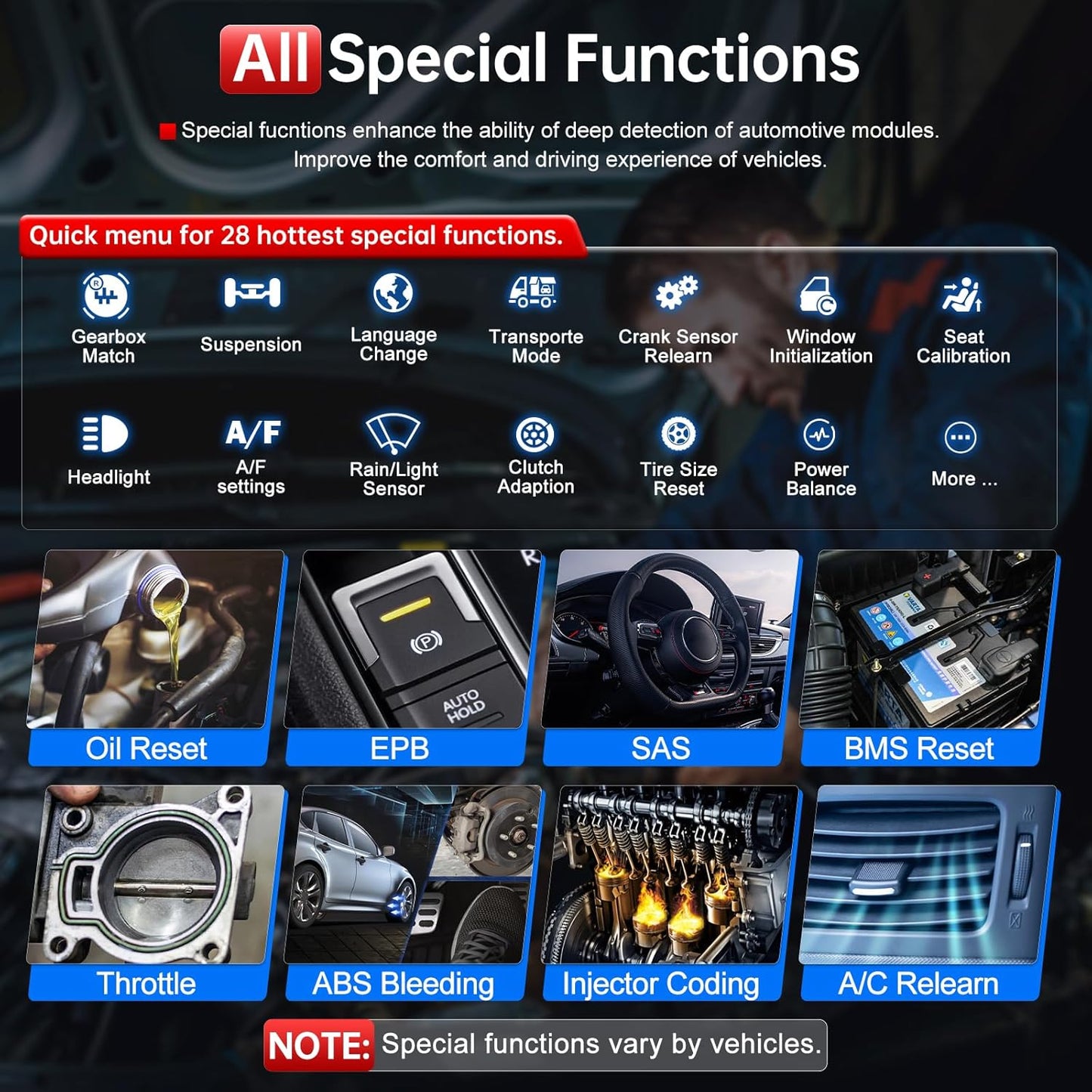 XTOOL IP500 for GM OBD2 Scanner, Bidirectional Scan Tool with Full Systems Diagnostic for Buick/Chevrolet/Cadillac/GMC, Code Reader with All Reset Services-Oil/ABS Bleed/Crank Relearn, Lifetime Update