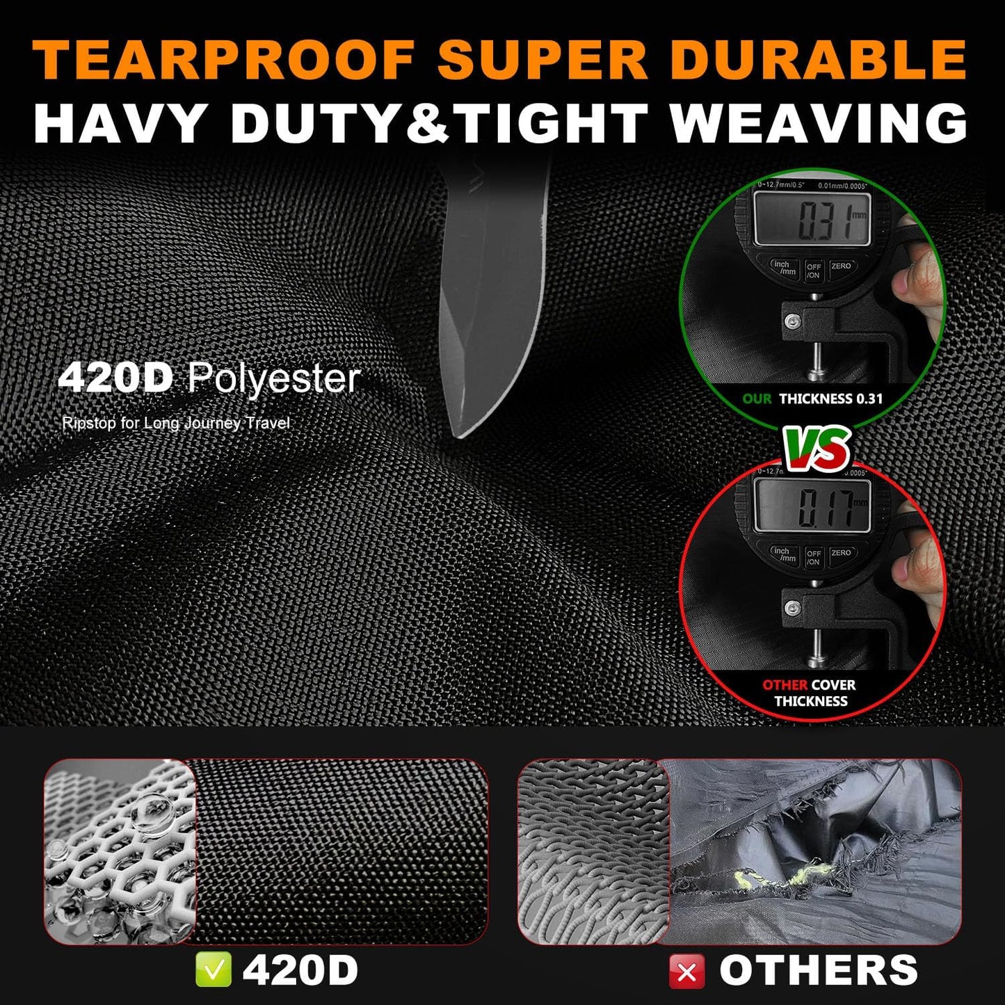 Kids Ride-On Toys Car Cover Waterproof,12/24V Powered Wheels Electric Battery Jeep Car Outdoor Protective Covers for Toddler Big Kids Children Tractor Truck Vehicle,All Weather Protection,52x28x24