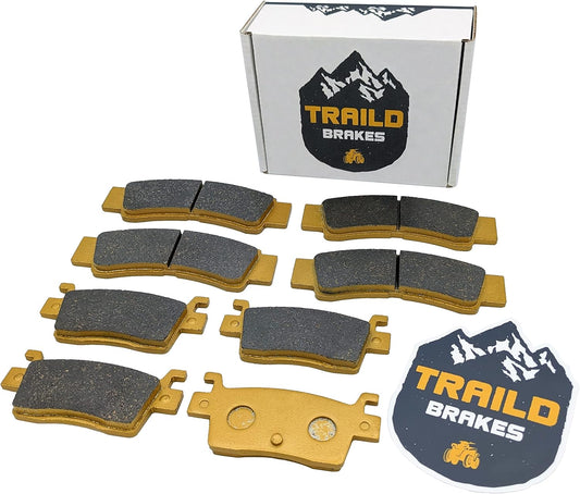 Kawasaki KRX/KRX4 1000 2020-2025 Ceramic Brake Pad Set Front & Rear (OE Size)